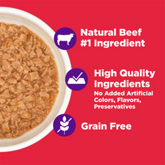 Wellness Complete Health Purrfect Duos Beef & Chicken Dinner Cuts in Gravy 2.64oz