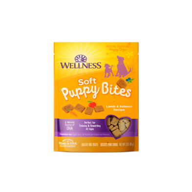 Wellness Complete Health Just for Puppy Soft Puppy Bites Lamb & Salmon Recipe Treats