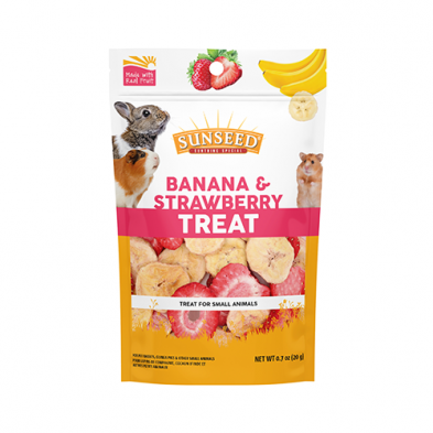 Sunseed Small Animal Banana & Strawberry Treat .7oz