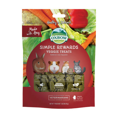 Oxbow Animal Health Simple Rewards Veggie Treats 2oz