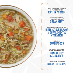 Tiki Dog Petites Grain Free Chicken & Salmon Recipe in Chicken Broth Wet Dog Food 3oz