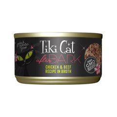 Tiki Cat After Dark Chicken & Beef Recipe in Broth Wet Cat Food 2.8 oz