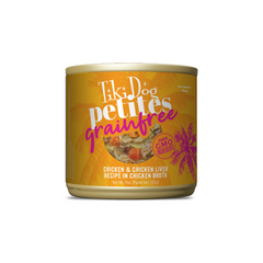 Tiki Dog Petites Grain Free Chicken & Chicken Liver Recipe in Chicken Broth Wet Dog Food  9 oz