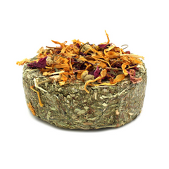 Vitakraft Foraging Treat with Flowers Natural Timothy Treat for Pet Rabbits, Guinea Pigs and Chinchillas 4oz