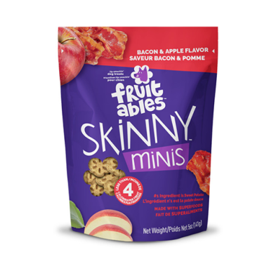 Fruitables Skinny Minis Apple & Bacon Flavor Dog Treat 5oz