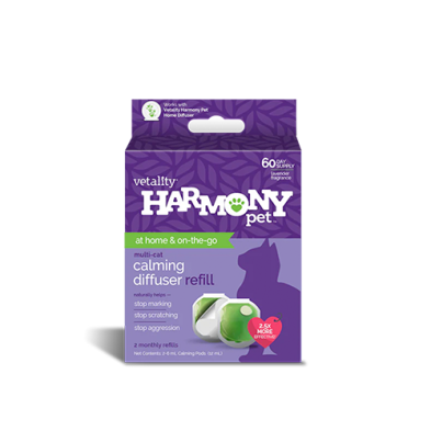 Vetality Harmony Pet Calming Home Diffuser Refills for Cats 2ct