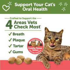 Whimzees Natural Dental Treats Chicken & Salmon Flavor For Cats 2oz