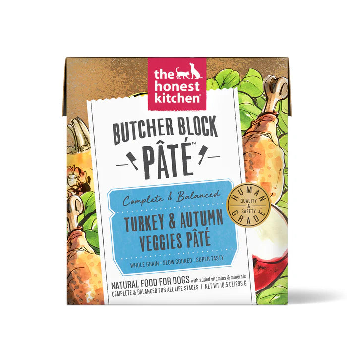 The Honest Kitchen Turkey & Autumn Veggies Butcher Block Pate 10.5oz