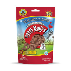 Benny Bullys Chicken Heart Chops Dog 60g