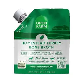 Open Farm Homestead Turkey Bone Broth for Dogs 12oz