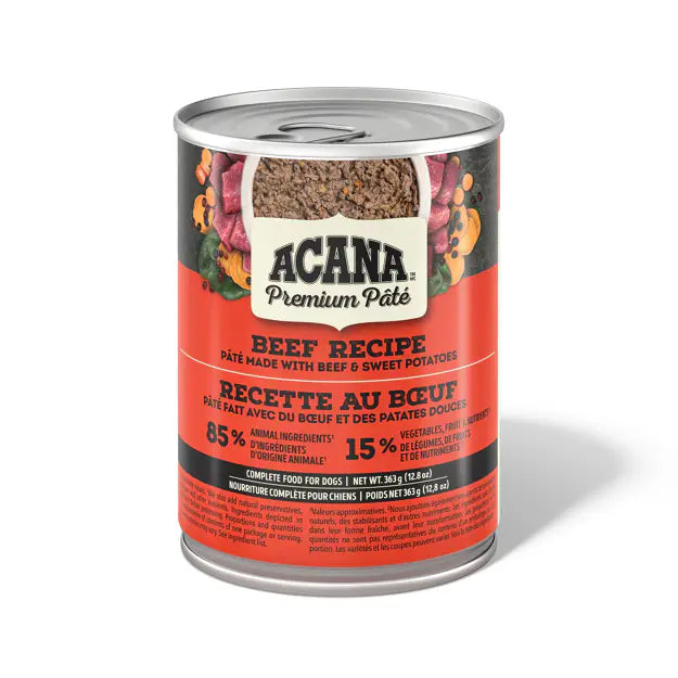 Acana Premium Pate, Beef Recipe 363g