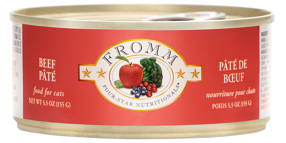 Fromm Four Star Nutritionals Beef Pâté Wet Cat Food 5.5oz