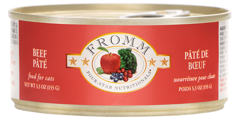 Fromm Four Star Nutritionals Beef Pâté Wet Cat Food 5.5oz