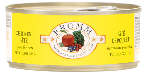 Fromm Feline Four Star Chicken Pate Wet Cat Food 5.5oz