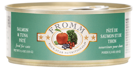 Fromm Feline Four Star Salmon & Tuna Pate Wet Cat Food 5.5oz