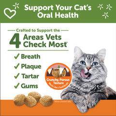 Whimzees Natural Dental Treats Chicken Flavor For Cats 2oz