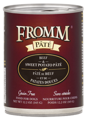 Fromm Beef & Sweet Potato Pate Wet Dog Food 12.2oz