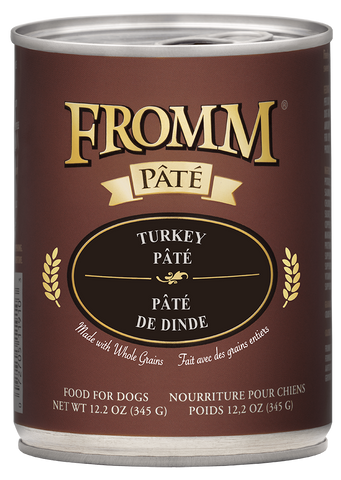 Fromm Turkey Pate Wet Dog Food 12.2oz