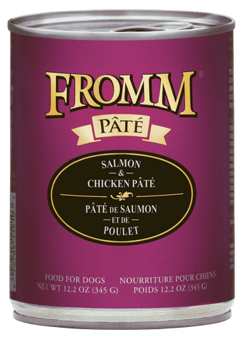 Fromm Salmon & Chicken Pate Wet Dog Food 12.2oz