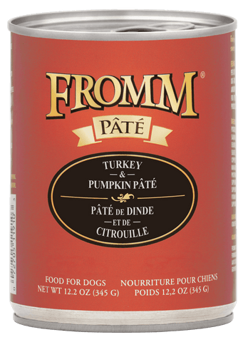 Fromm Turkey & Pumpkin Pâté Wet Dog Food 12.2oz