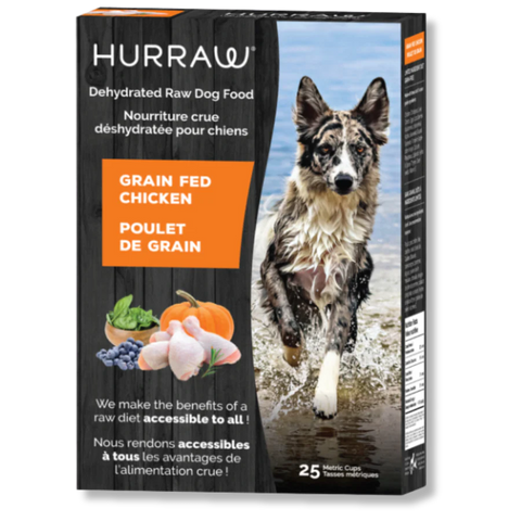 Hurraw Dehydrated Raw Dog Food - Grain Fed Chicken