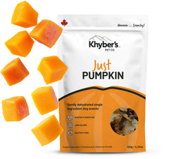 Khyber's Tail Bites Single Ingredient Just Pumpkin 120g