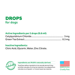 Tropiclean Fresh Breath Oral Care Drops for Dogs 1.7oz
