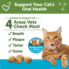 Whimzees Natural Dental Treats Chicken & Tuna Flavor For Cats 2oz