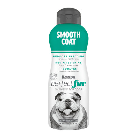 Tropiclean Perfect Fur Smooth Coat Shampoo for Dogs 16oz