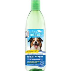 Tropiclean Fresh Breath Advanced Whitening Dental Health Solution for Dog 16oz