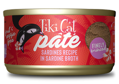 Tiki Cat Grill Pate Sardines Recipe in Sardine Broth Wet Cat Food 2.8oz
