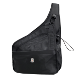 Goo-eez Crossbody Travel Sling Carrier for Pets Black Small