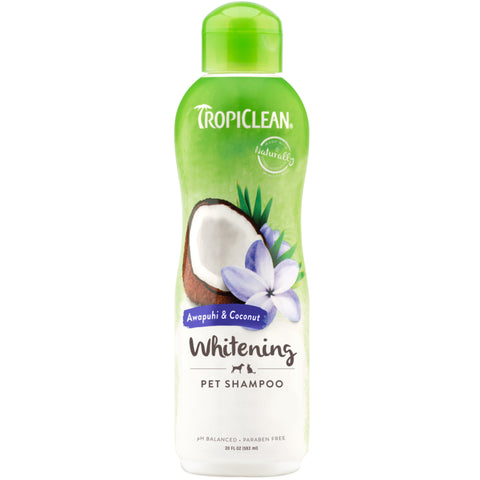 Tropiclean Awapuhi & Coconut Whitening Shampoo for Pets 20oz