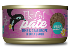 Tiki Cat Grill PateTuna & Crab Recipe in Tuna Broth Wet Cat Food 2.8oz