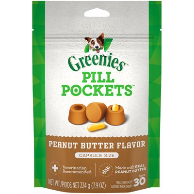 Greenies Dog Pill Pockets Peanut Butter 7.9oz