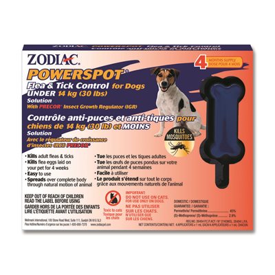 Zodiac Spot-on for Dogs Small Under 30lbs