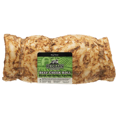 Redbarn Glazed Beef Cheek Rolls - Chicken And Carrot Flavor