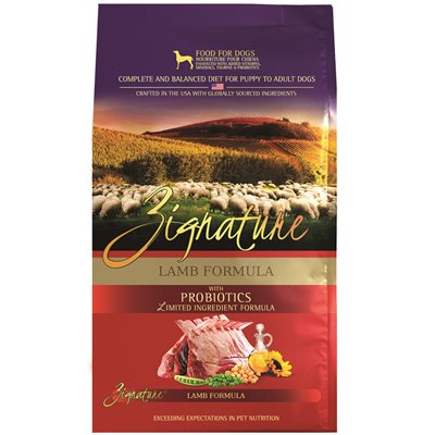 Zignature Dog Limited Ingredient Grain Free Lamb