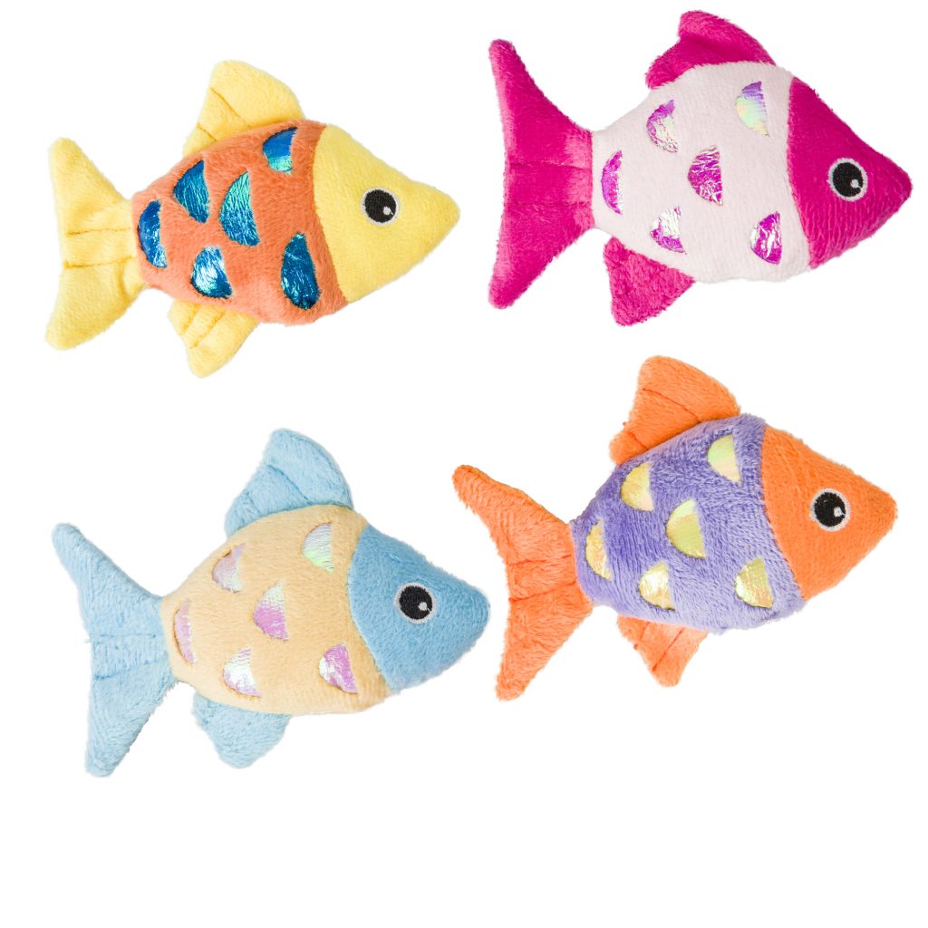 Spot Shimmer Glimmer Fish with Catnip Assorted