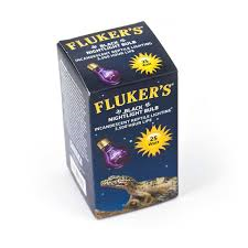 Flukers Black Night Light Bulb 25watt