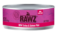Rawz 96% Turkey & Salmon Pate Wet Cat Food