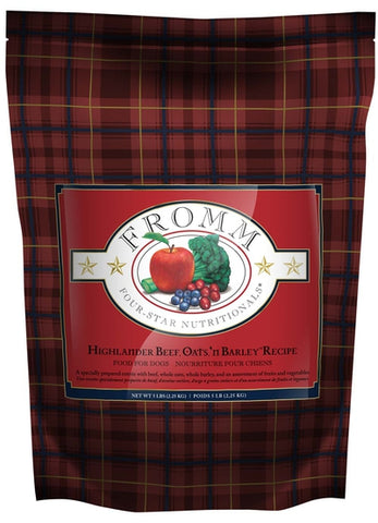 Fromm Four Star Nutritionals Highlander Beef, Oats, 'n Barley Recipe