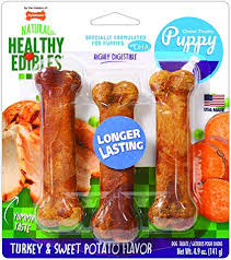 Nylabone Healthy Edibles Puppy Turkey 3 Pack