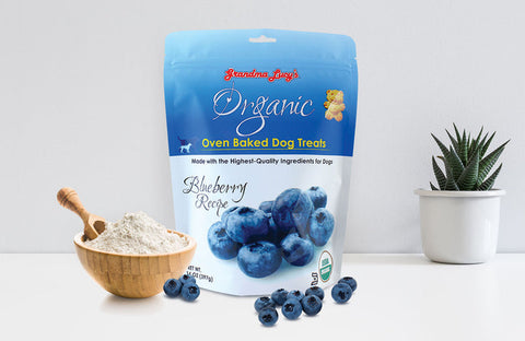 Gramma Lucy's Organic Baked Blueberry Dog Treat