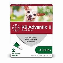 K9 Advantix II Small Dog <4.5kg 2ds
