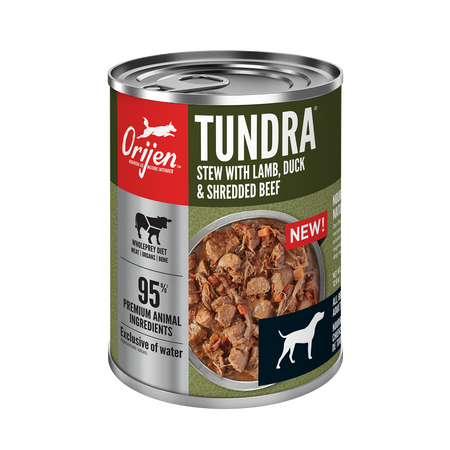 Orijen Tundra Stew Recipe with Shredded Beef, Duck and Lamb