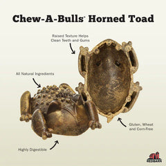 Redbarn Chew A Bulls Horned Toad Dog Treat