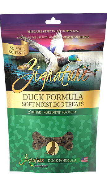 Zignature Duck Formula Soft Moist Treats for Dogs
