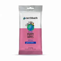 Earthbath Ultra Mild Puppy Wipes Wild Cherry 30 ct