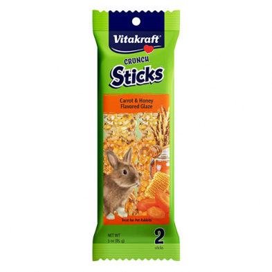 Vitakraft Crunch Sticks Carrot & Honey Rabbit Treat 85g